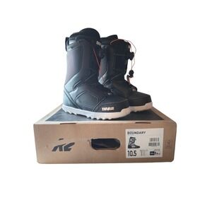 ThirtyTwo STW BOA Mens Snowboard Boots Black White Size 9 BOA Coiler Closure